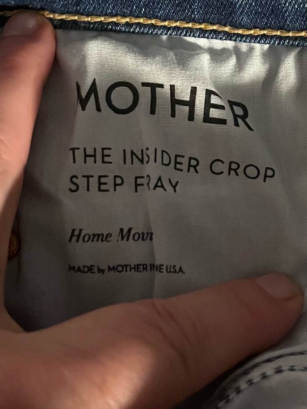 MOTHER The Insider Step Fray “Home Movies” Jeans Women’s Size 26 - Picture 8 of 12
